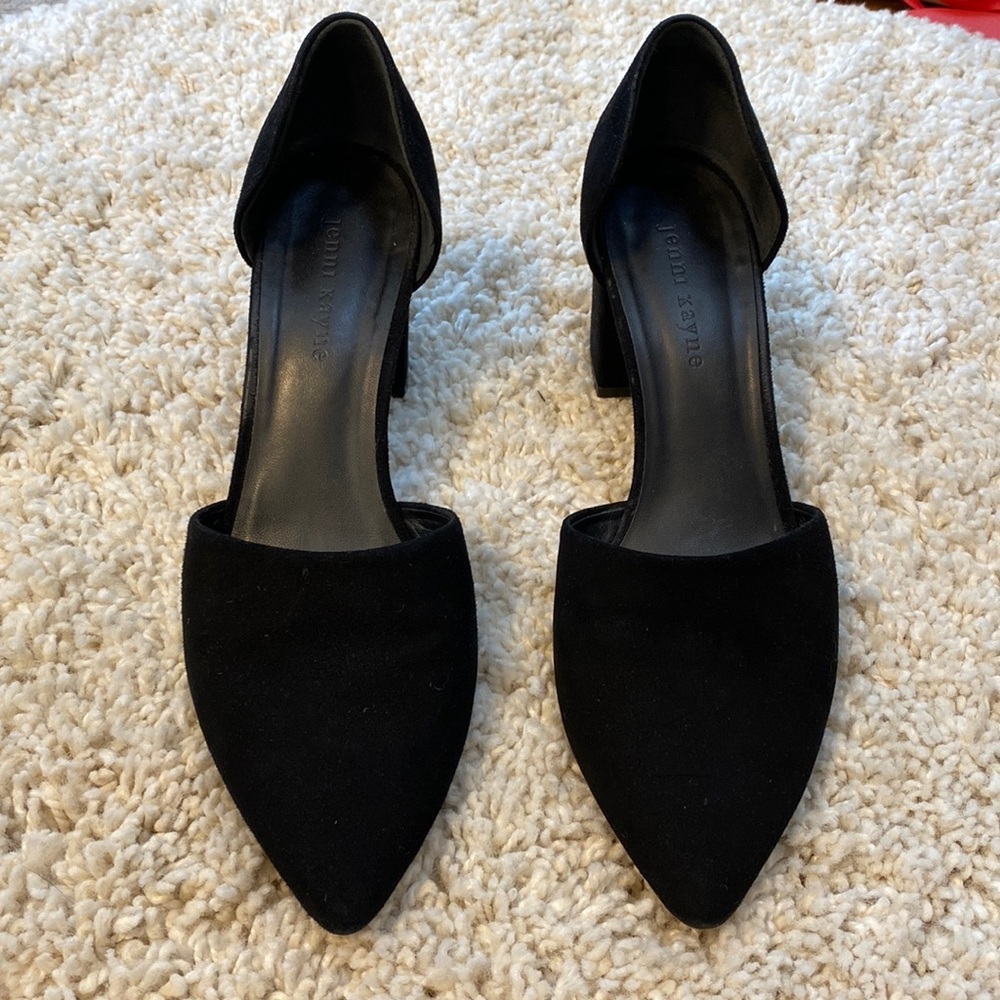 Jenni Kayne Black Velvet d'Orsay Heels